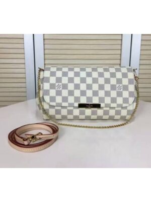 Louis Vuitton Replica N41275 Damier Azur Canvas  preferita MM Bags