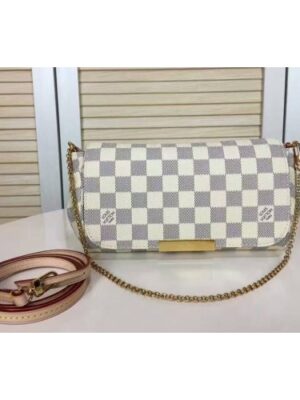 Louis Vuitton Replica N41277 Damier Azur canvas Favorite PM Bags