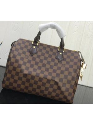 Louis Vuitton Replica N41364 LV Replica Speedy 30 Damier Ebene Canvas