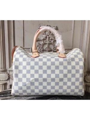 Louis Vuitton Replica N41370 Speedy 30 Damier Azur Canvas Bags