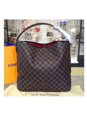 Louis Vuitton Replica N41460 Damier Ebene Canvas Delightful MM Bags