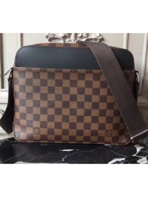 Louis Vuitton Replica N41568 Jake Messenger PM Damier Ebene Canvas Bags