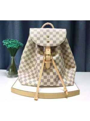 Louis Vuitton Replica N41578 Damier Azur Canvas Sperone Backpack