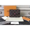 Louis Vuitton Replica N41659 Damier Ebene Canvas Victorine Wallet Red