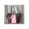 Louis Vuitton Replica N44023 Damier Ebene Canvas Jersey Bags Pink