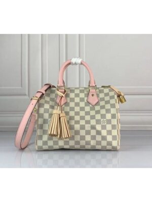 Louis Vuitton Replica N44366 Speedy Bandouliere 25 Bags Damier Azur Canvas