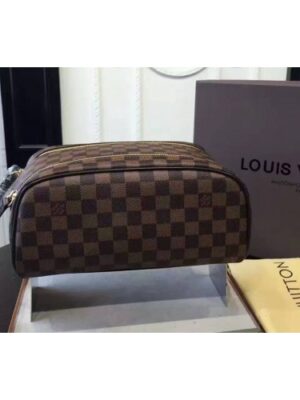 Louis Vuitton Replica N47527 King Size Damier Canvas Toiletry Bag