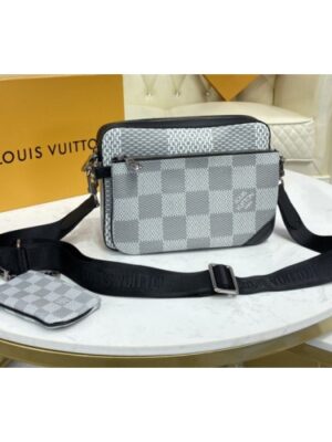 Louis Vuitton Replica N50017 LV Replica Trio Messenger bag in White Damier Canvas