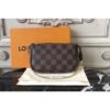 Louis Vuitton Replica N58009 Mini Pochette Accessoires Damier Ebene Canvas