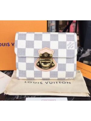 Louis Vuitton Replica N60030 LV Replica Victorine Wallets Damier Azur Canvas