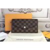 Louis Vuitton Replica N60114 Damier Ebene Canvas Sarah Wallet