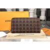 Louis Vuitton Replica N60122 LV Replica Zippy Wallet Damier Ebene Canvas