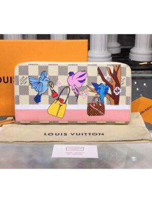 Louis Vuitton Replica N60139 LV Replica Zippy Wallets Monogram Canvas