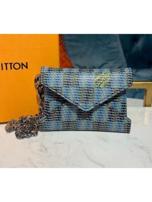 Louis Vuitton Replica N60278 LV Replica Kirigami Necklace Bags Damier LV Replica Pop Blue