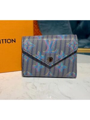 Louis Vuitton Replica N60282 LV Replica Zoe Wallet Monogram LV Replica Pop Blue