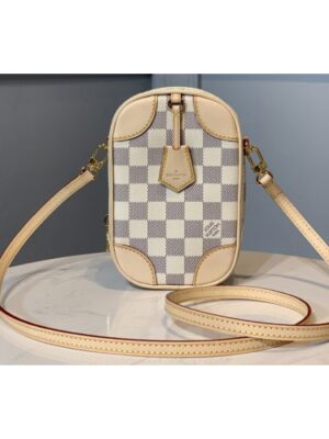 Louis Vuitton Replica N60360 LV Replica Neokapi vertical pouch in Damier Azur Canvas