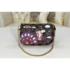 Louis Vuitton Replica N60402 LV Replica Mini Pochette Accessoires Bag in Damier Ebene coated canvas