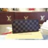 Louis Vuitton Replica N60534 Clémence Wallet Damier Ebene Canvas