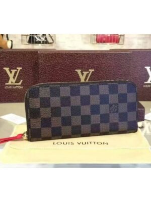 Louis Vuitton Replica N60534 Clémence Wallet Damier Ebene Canvas