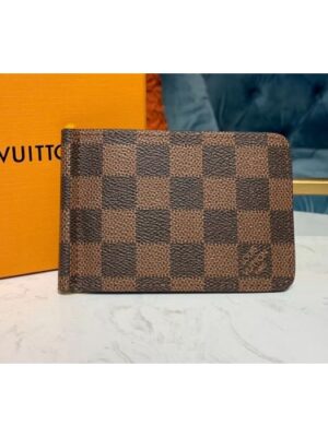 Louis Vuitton Replica N61000 LV Replica Pince Wallet Damier Ebene Canvas