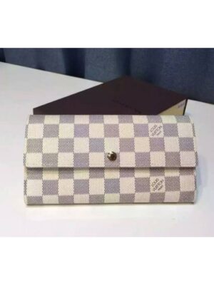 Louis Vuitton Replica N61735 Damier Azur Canvas Sarah Wallet