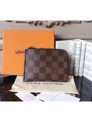 Louis Vuitton Replica N61808 Coin Purse Damier Ebene Canvas