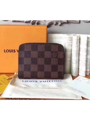 Louis Vuitton Replica N63070 Zippy Coin Purse Damier Ebene Canvas