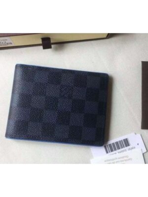 Louis Vuitton Replica N63245 Multiple Wallet Damier Cobalt