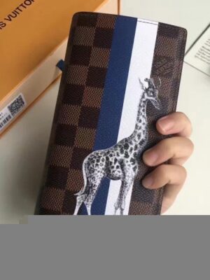 Louis Vuitton Replica N63349  giraffe Card Holder FOR MEN 2017(1c108-711403)