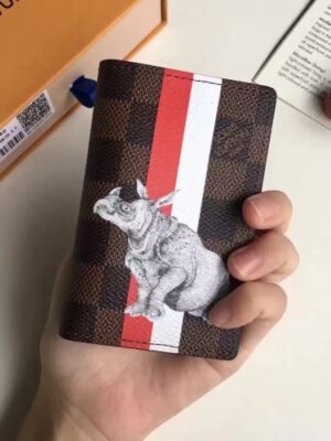 Louis Vuitton Replica N63349  rhinoceros Card Holder FOR MEN 2017(1c108-711401)