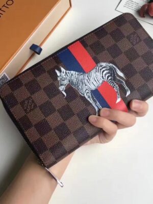 Louis Vuitton Replica N63349  zebra Card Holder FOR MEN 2017(1c108-711405)