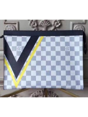 Louis Vuitton Replica N64023 Damier Azur Canvas Pochette Voyage