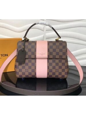 Louis Vuitton Replica N64416 LV Replica Damier Ebene Canvas Bond Stree Bags Pink