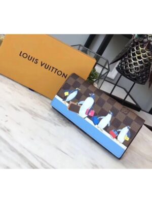 Louis Vuitton Replica N64426 Sarah Wallet Damier Ebene Canvas