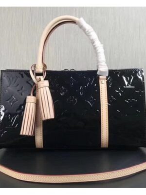 Louis Vuitton Replica Neo Triangle Monogram Vernis Handbag Black 2018