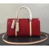 Louis Vuitton Replica Neo Triangle Monogram Vernis Handbag Burgundy 2018