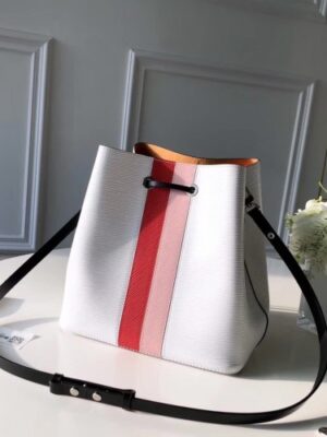 Louis Vuitton Replica NéoNoé Bucket M52163 White Epi Leather 2018