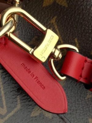 Louis Vuitton Replica NéoNoé Bucket Top Handle Bag in Monogram Canvas M43985 Red 2018