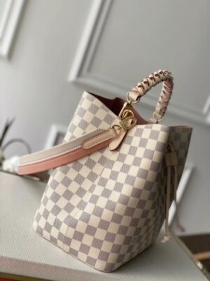 Louis Vuitton Replica NeoNoe MM With Braided Handle Damier Azur N40344