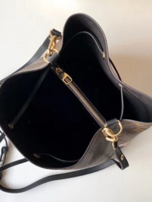 Louis Vuitton Replica NéoNoé Monogram Canvas Bucket Bag Black 2018