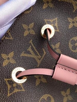 Louis Vuitton Replica NéoNoé Monogram Canvas Bucket Bag Pink 2018