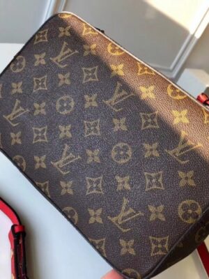 Louis Vuitton Replica NéoNoé Monogram Canvas Bucket Bag Red 2018