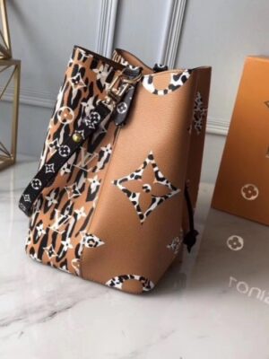 Louis Vuitton Replica Neonoe Bag Monogram Jungle Leopard Zebra M44717