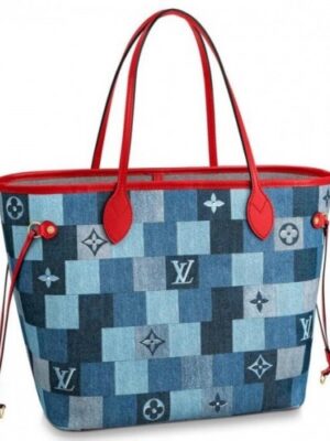 Louis Vuitton Replica Neverfull MM Bag Monogram Denim M44981