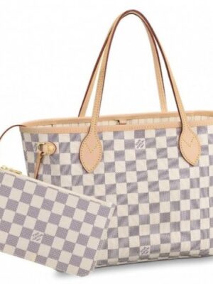 Louis Vuitton Replica Neverfull PM Bag Damier Azur N41362