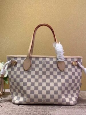 Louis Vuitton Replica Neverfull PM Bag Damier Azur N41362