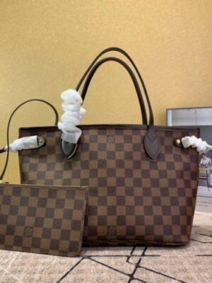 Louis Vuitton Replica Neverfull PM Bag Damier Ebene N41359