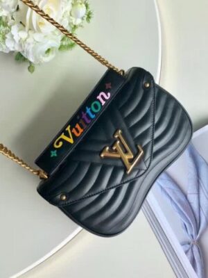 Louis Vuitton Replica New Wave Chain Bag PM/MM M51683 Black 2018