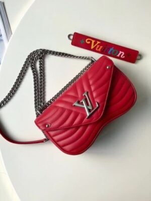 Louis Vuitton Replica New Wave Chain Bag PM/MM M51930 Red 2018