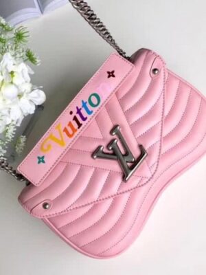 Louis Vuitton Replica New Wave Chain Bag PM/MM M51933 Pink 2018